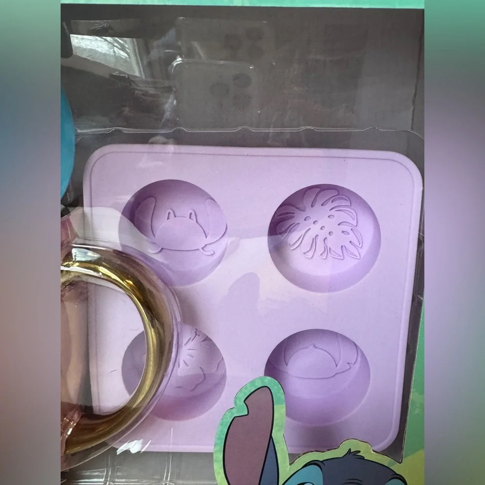 Disney Stitch Mug, Silicone Mold and Stencil Bundle
